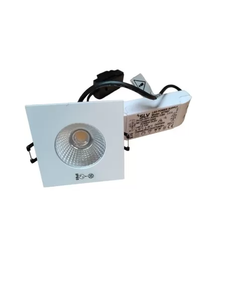 SLV 114431 Foco empotrable de techo cuadrado Patta